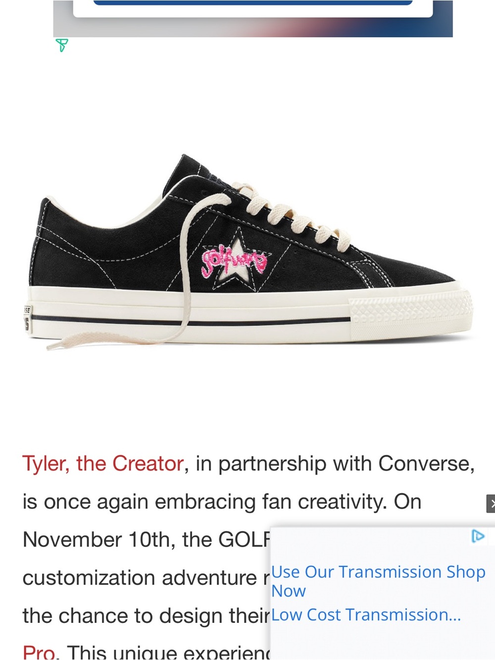 The Golf Wang One Star Pro By You